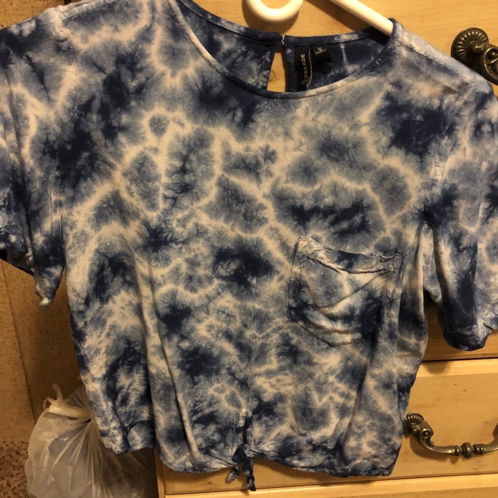 Crop Top Tie shirt
